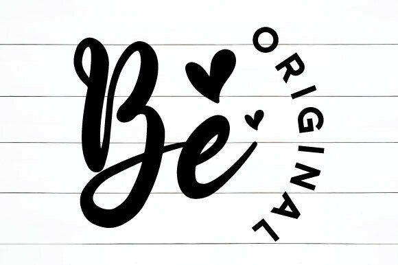 Be Original Inspirational Quote: A Designer's Review