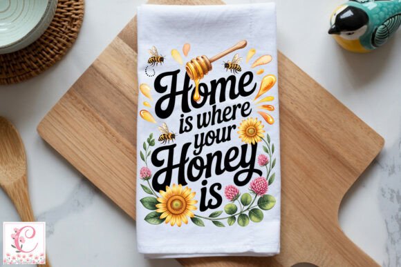 Bee Sunflower Farmhouse Kitchen Towel: A Designer's Review