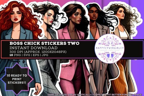 Boss Chick Printable Stickers Vol Two: A Designer's Review