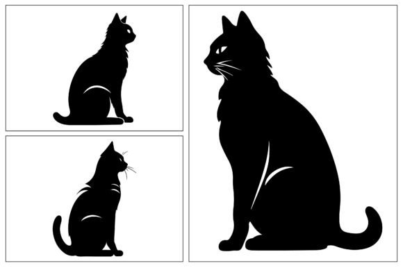 Cat Silhouette: A Designer's Take on Clean Lines