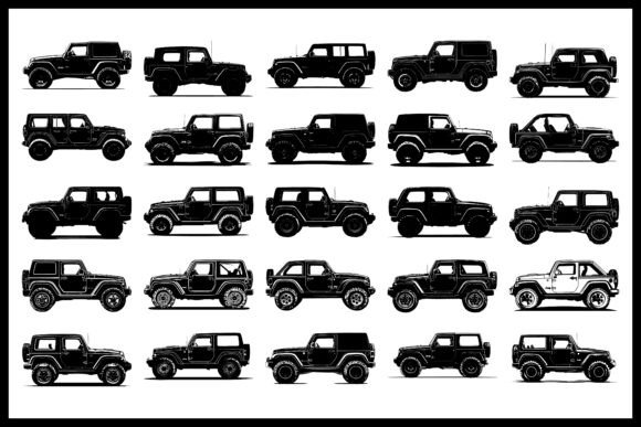 Classic Off-Road 4x4 Silhouette Set2 Review