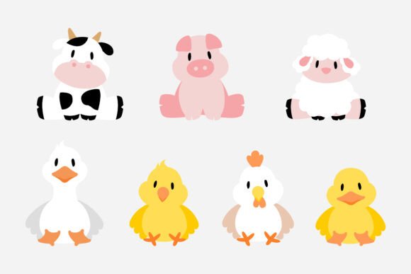 Farm Animal Cartoon - Sitting: A Designer's Review