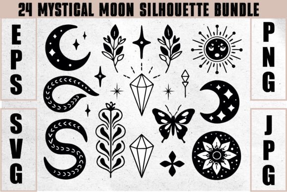 Mystical Moon Silhouette Bundle: A Designer's Review