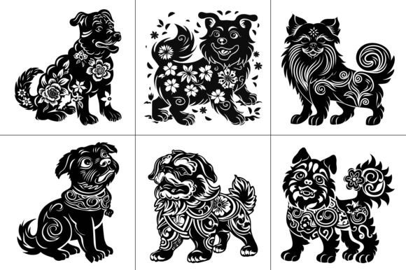 Review: Dog Lunar New Year Vector for Embroidery