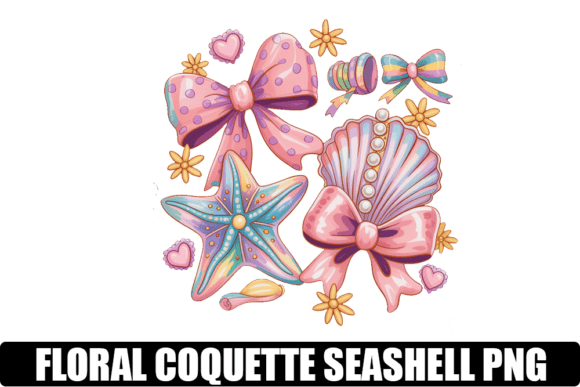 Review: Floral Coquette Seashell PNG for Embroidery